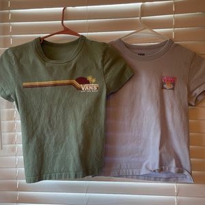2 Vans Tees